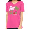 Ladies' Relaxed Jersey V-Neck T-Shirt Thumbnail